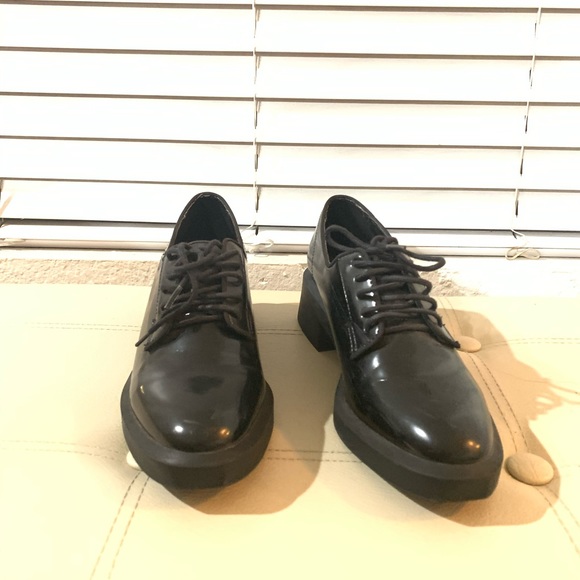 zara oxford shoes womens